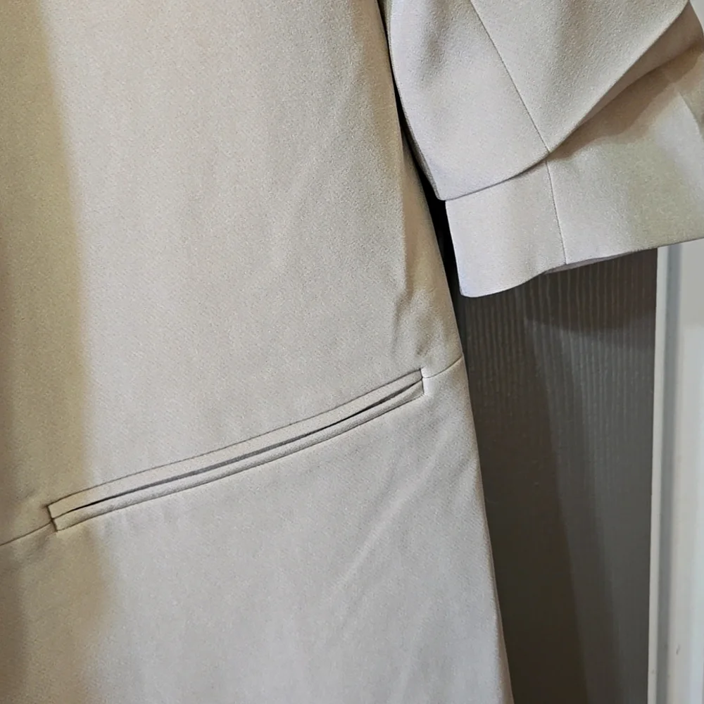 Beige Women's Blazer - Picture 4 of 6